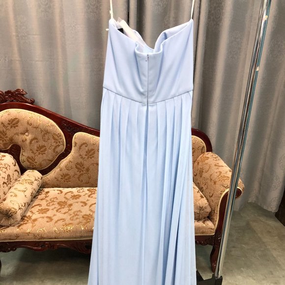 Alfred Sung Strapless Grecian Bridesmaid Dress - Picture 12 of 12